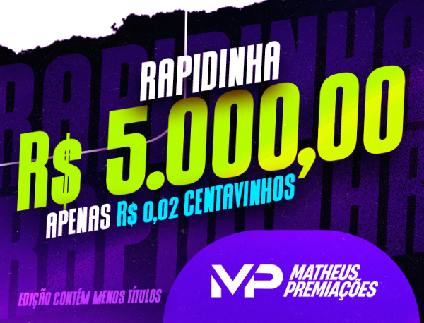 RAPIDINHA R$5.000,00